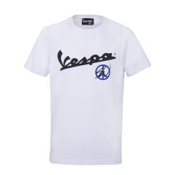 Tričko Vespa T-Shirt Sean Wotherspoon biele