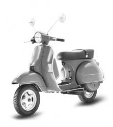 Skúter Vespa PX 125 sivá