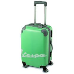 Plastový cestovný kufor Vespa zelený