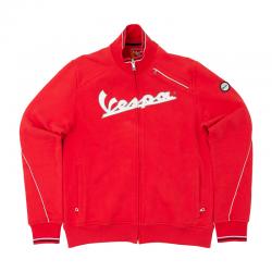 Pánska mikina Vespa logo červená
