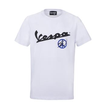 Tričko Vespa T-Shirt Sean Wotherspoon biele