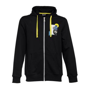 Mikina Sweat-Hoodie Vespa HERITAGE čierna