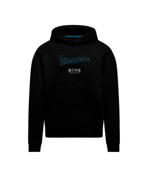 Mikina Vespa DEC Hoodie čierna