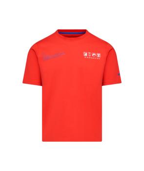 Tričko Vespa DEC T-shirt - oranžovo-červená